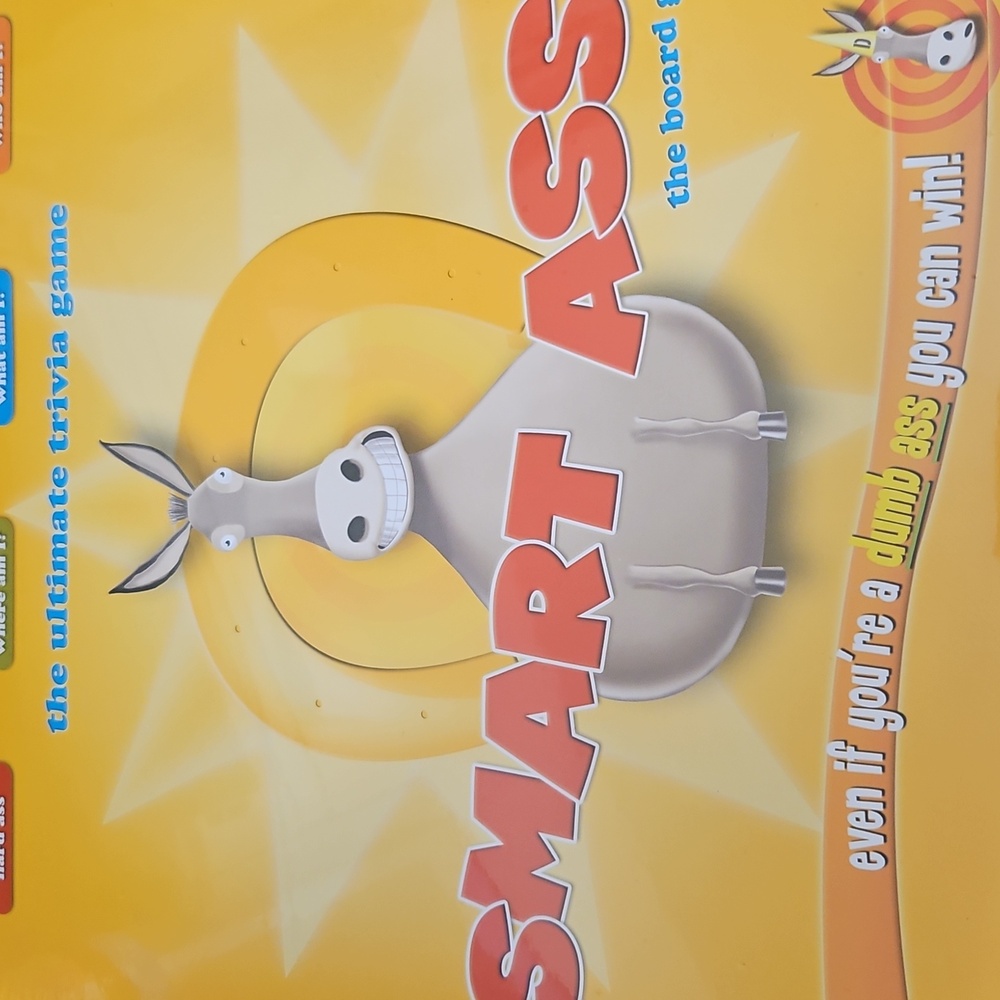 Smart Ass Trivia Game - Bright Yellow